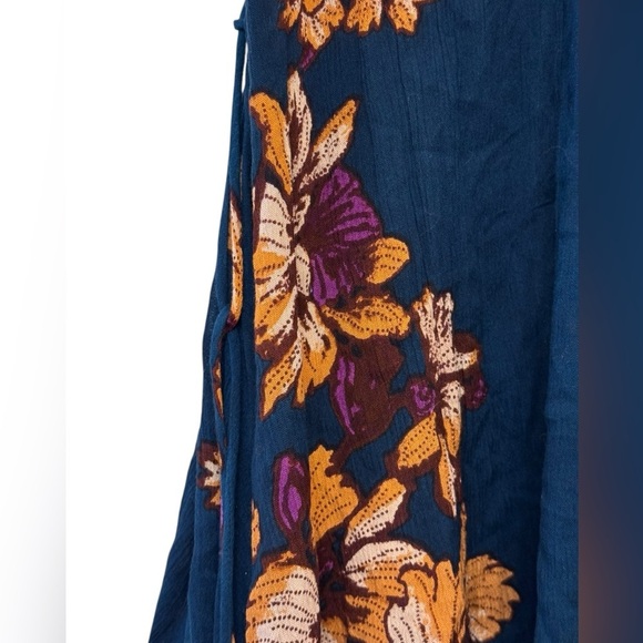 Free People Paint The Sun Slip Dress  Lg - Picture 6 of 13